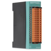 R-MIXR - Módulo com 8 entradas + 8 saídas digitais/4 relés + 4 entradas + 2 saídas analógicas 16 Bit + 2 CT