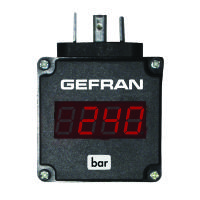 TDP-1001 - Visor dos limites de alarme plug-in local