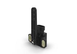GR3P - Sensor rotativo de volta única por efeito hall com eixo e conector AMP Superseal 3P