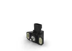 GR3P - Sensor rotativo de volta única por efeito hall com eixo e conector AMP Superseal 3P