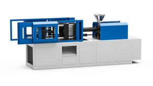 A máquina de injeção hidráulica