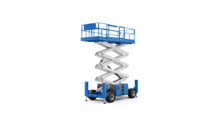 Plataforma elevatória tipo tesoura