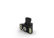 GR3P - Sensor rotativo de volta única por efeito hall com eixo e conector AMP Superseal 3P