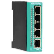 Modularidade Remotas E/S - Módulo switch Ethernet autónomo - Montagem em barra DIN