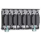 Modularidade Remotas E/S - Backplane com 4, 8, 12, 18 posições para o sistema de módulos I/O