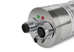 IK4-P - Saída digital ProfBus de flange roscada e haste de aço inoxidável